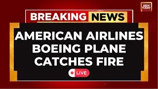 LIVE: American Airlines Boeing Flight Evacuated After Landing Gear Catches Fire at Denver Airport