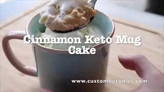 Cinnamon Keto Mug Cake Recipe