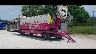 Ulmer volksfest 2024 Aufbau #Vlog 11 #funfair