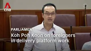 Only Singaporeans, PRs can do platform work in Singapore: Koh Poh Koon on delivery platform work