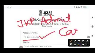 Jkp Admit card 🔥|| How to download || Forget Application Number