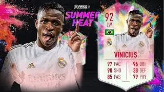 FIFA20: VINICIUS JUNIOR 95 SUMMER HEAT PLAYER REVIEW