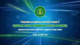 Sumpah Apoteker Angkatan II Institut Teknologi Kesehatan Cendekia Utama Kudus