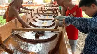 how to make wooden boat - International Racing Boat Is Made off along Wood - Build Long Racing Boat