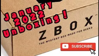 Zbox Mystery Box Unboxing! - Pop Culture Mystery Box - GBA Episode 285