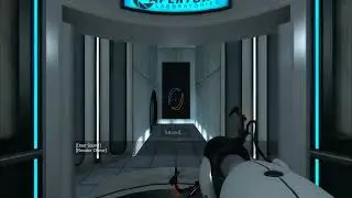 Portal - Chamber 16 - Portal Bump Speed-run Trick