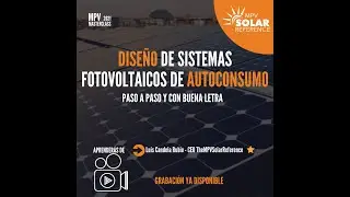 Fotovoltaica | Diseño de sistemas de autoconsumo solar
