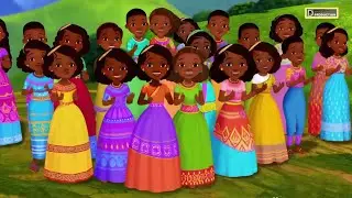 chantons l'Afrique | B'ANGEL FRANÇAIS | Comptines avec bebe kameni | Bantu Angel Français.