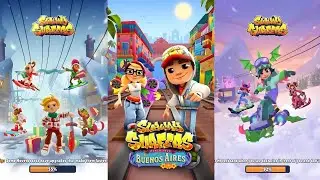 Subway Surfers : Winter Xtreme 2026 🆚 Buenos Aires 2020 🆚 North Pole 2025 Map Comparison