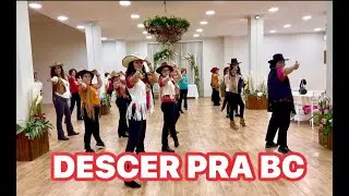 DESCER PRA BC Tutorial coreografia Petronela Calciu/balli di gruppo 2025 country dance social dance