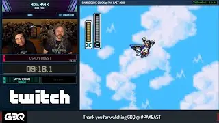 GDQ @ PAX East 2025 &ndash; Mega Man X 100% Speedrun