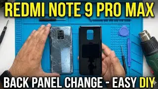 Redmi not 9pro max Back Panel change | how to change | Easy to fix @ShibinDasVlogs 
