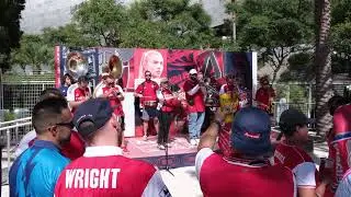 &ldquo;No Diggity&rdquo; Brass Band Cover at SoFi Stadium | Arsenal FC Tailgate Turnup 🎺⚽🔥