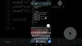 c programming language practice using mobile phone || create simple calculator using c