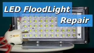 DIY LED Floodlight Repair: Replacing the Electric Cable