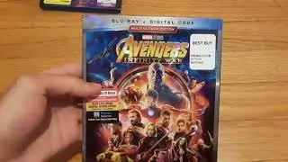 Ready Player One and Avengers: Infinity War (2018) - Blu-ray Unboxing