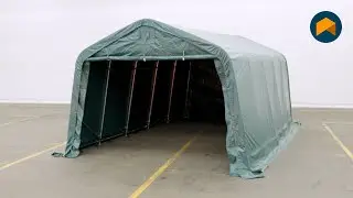 Portable Garage (PVC) &ndash; Setup 3,3x6m Professional | All Tents