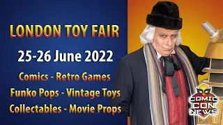 Comic Books Vintage Toys Retro Games Funko Pops - London Toy Fair 2022