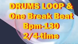 130 BPM Trance Beat in 2/4 Time | Powerful Breaking Beat