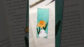 Handmade bookmark | Acrylic painting | #cutepainting | #225 |
