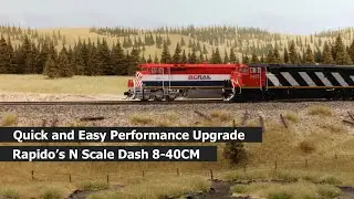 N Scale Rapido Dash 8-40CM Quick and Easy Performance Upgrade