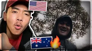 TKB - Hoodsaint AMERICAN REACTION! Australian Rap Drill Music | US / USA REACTS