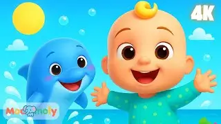 Dolphin Dance Song for Kids 🐬 Splash & Learn | Baby Nursery Rhyme 2025