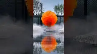 Kinetic energy mechanical sculpture art installation
