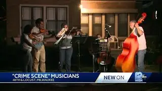 Meet the group of musicians who play songs at crime scenes