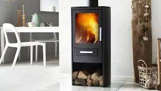 Varde Sams&oslash; Wood Burning Stove | Best Value Contemporary 5kW Wood Burner | Flames.co.uk