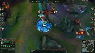 League of legend LOL 8.8 patch game play riven main 1vs5