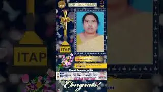 115 D Rose mercy rani ITAP 2022 Astonishing Joyful Teacher of the Year Award