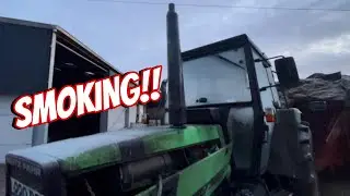 ОЧЕНЬ КОПЧЕНЫЙ ХОЛОДНЫЙ СТАРТ!! Как открыть тюк с помощью захвата-ножницы!!