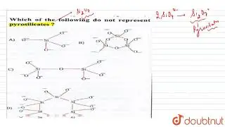 Which of the following do not represent pyrosilicates ?