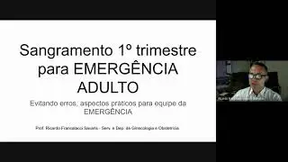 Protocolos na Emerg&ecirc;ncia - Sangramento no 1&ordm; Trimestre e Abortamento