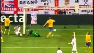 Goal of Caulker - Sweden vs England 1 - 2  [14.11.2012]