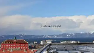 V&aelig;ret i Trondheim en dag i mars 2020