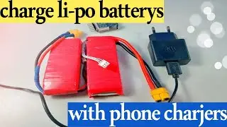 Charge li-po battery with phone charger. SWORK | SHOCKING WORK