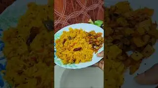 Minivlog#138🧚&zwj;♀️ Arisi Parupu Sadham & Potato Fry 😋🥳|| Kanmani Veedu|| #shorts #minivlog #dinner #yt