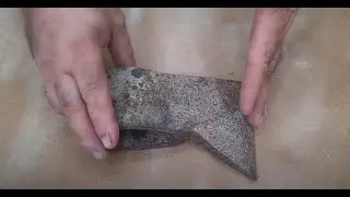 Restauração de uma machadinha antiga com cabo personalizado