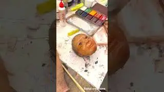 ￼ prosthetic newborn baby process #prostheticmakeup #makeupartist #makeup #sfx #sfxmakeup #horror ￼