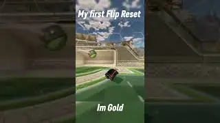 My first Flip Reset (For a gold) #shorts #rocketleague #flipreset #short #rl