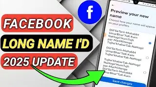 How To create Long Name Facebook account | Stylish Name fb I'd kaise bnaye 2025 |