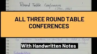 Round Table Conferences||Indo-Pak History|| Pakistan Affairs||Pre Partition History||