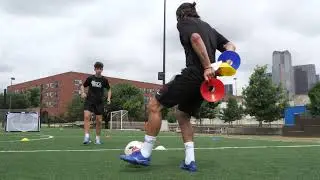 Multi-color cognitive training disc soccer cones | Soccer Innovations&trade;