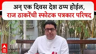 Raj Thackeray Pune PC : अन् एक दिवस देश ठप्प होईल,राज ठाकरेंची स्फोटक पत्रकार परिषद