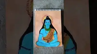 shiv ji panting ✨#art  #shotrs #panting