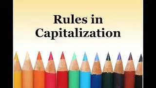 The Rules of Capitalization