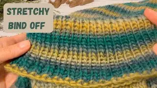 How to Knit a Soft and Stretchy Bind Off. Easy Knitting Tutorial