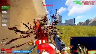 EP2 Rust ซ้อมยิง Ping 230+ AK47 - PVP + handcam [ Kill Montage ]